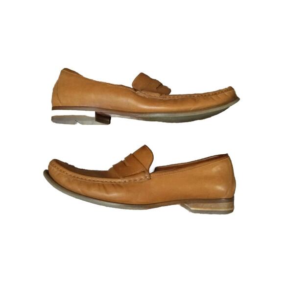 Cole Haan Men\'s Classic Brown Leather Penny Loafer Shoe 10.5 Preppy